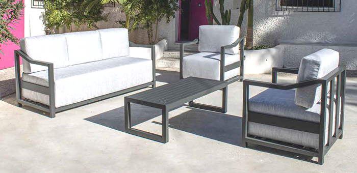 Arouva Aluminium Garden Sofa Set