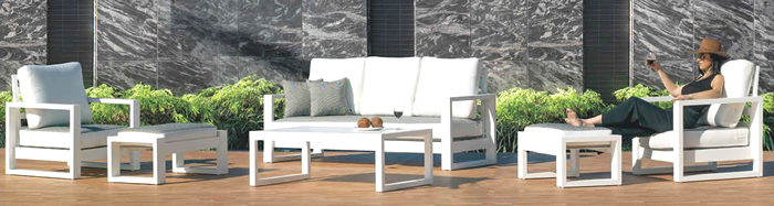 Cartago Aluminium Garden Sofa Set