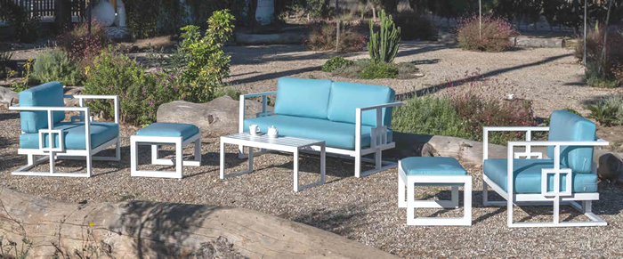 Palermo Aluminium Garden Sofa Set