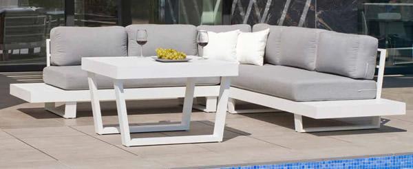 Menfis Aluminium Garden Sofa Set 