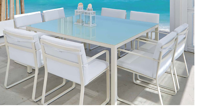 Rita Garden Dining Table and Chairs