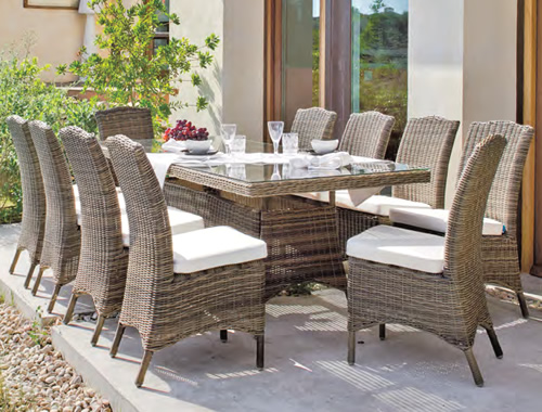 Borsalino 200 Garden Dining table and chairs