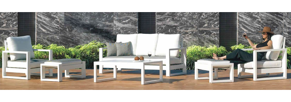 Cartago Aluminium Garden Sofa Set
