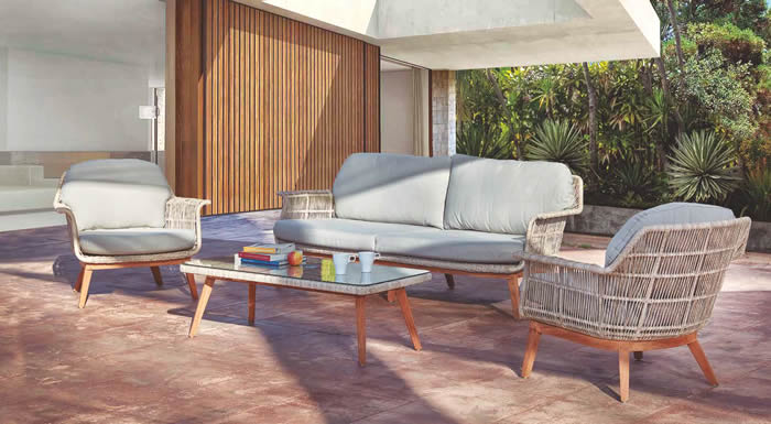Joenfa Agua Del Mar Loreta Luxury Garden Sofa Set