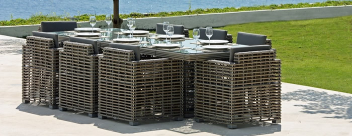 Skyline Castries Luxury Garden Dining Set