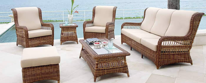 Skyline Ebony Luxury Garden Sofa Set