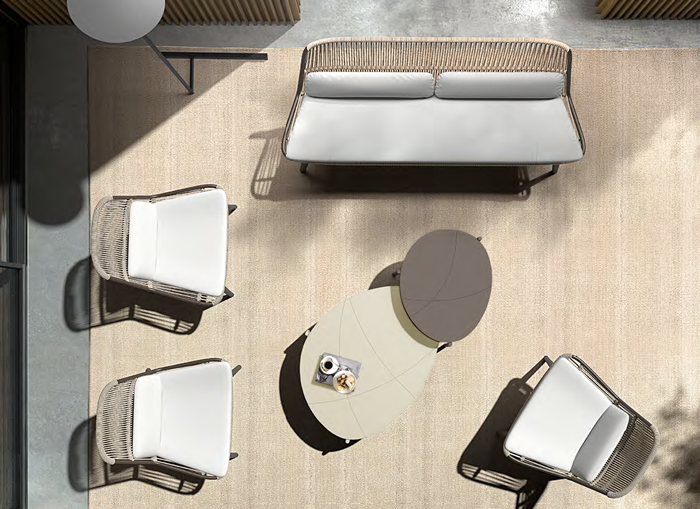 Catona 180cm sofa Set