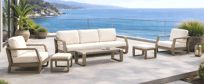 Armania Aluminium Garden Sofa Set