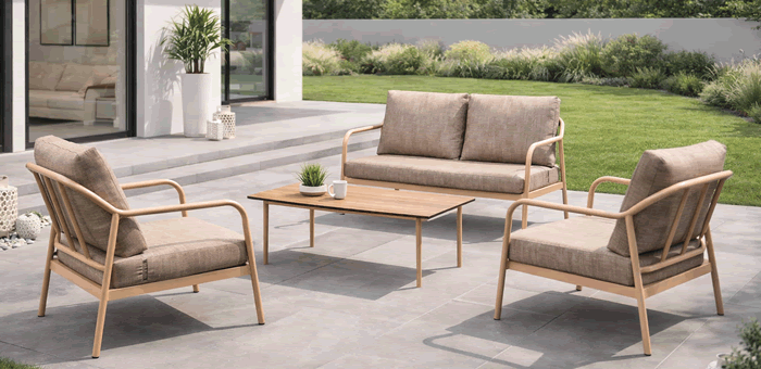 Corinto Aluminium Garden Sofa Set