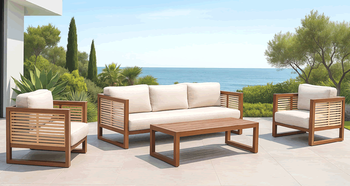 Mariet Aluminium Garden Sofa Set