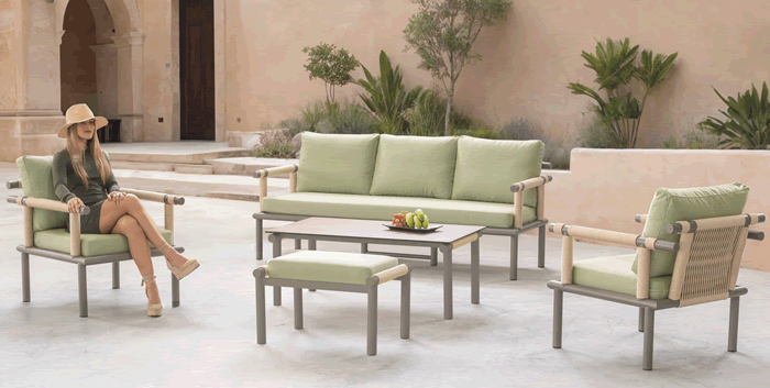 Urbia Aluminium Garden Sofa Set
