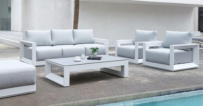 Onix Aluminium Sofa 