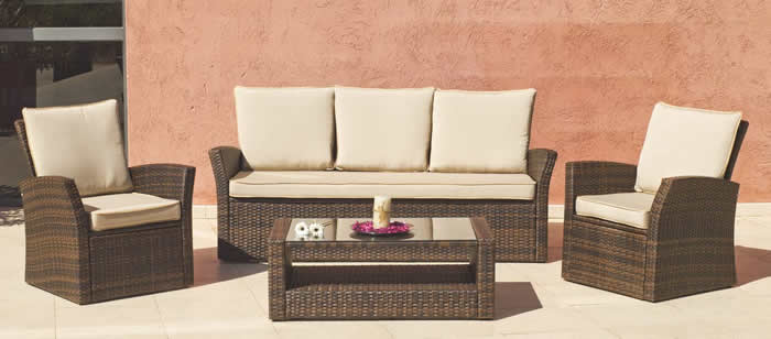 Alpes Rattan Garden Sofa Sets - Las Colinas Golf Spain