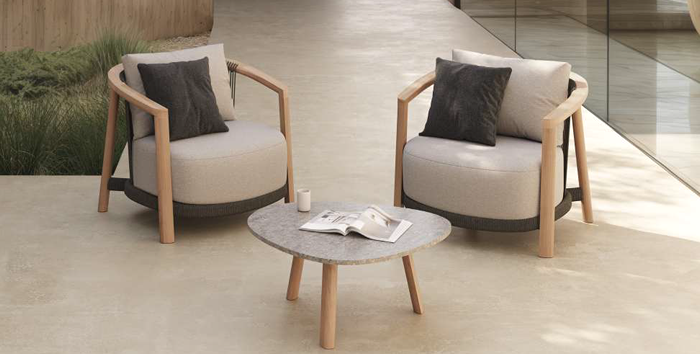 Lenis Luxury Lounge Chairs & Coffee table